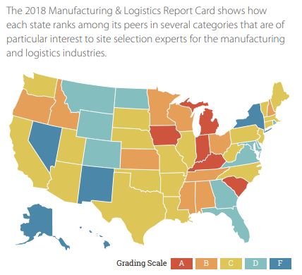 Florida Earns a “D” in Conexus Manufacturing & Logistics Report